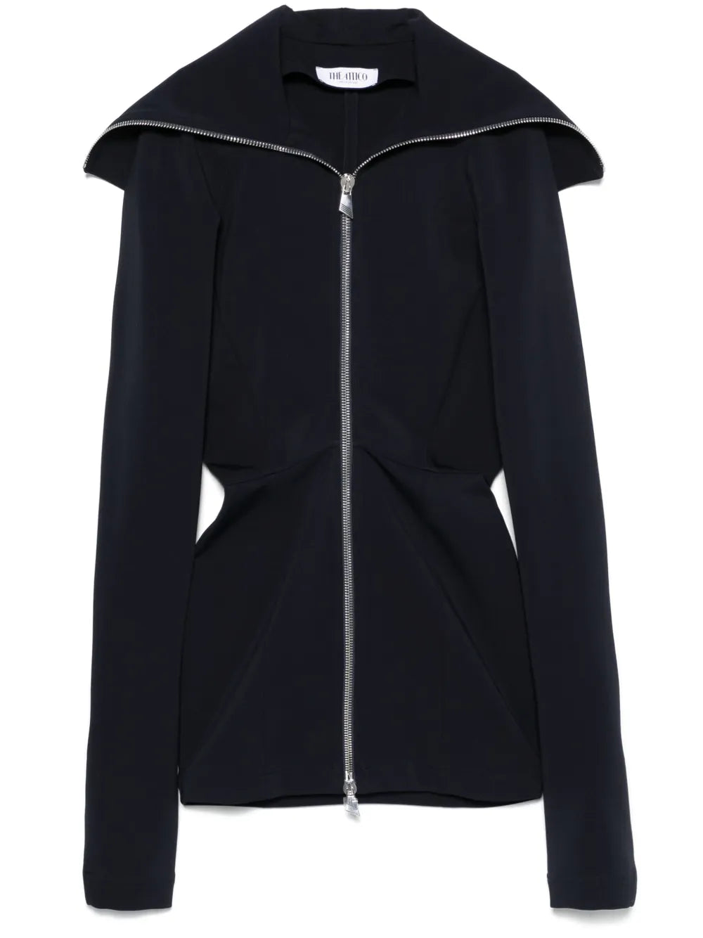 Zip-Up Mini Dress