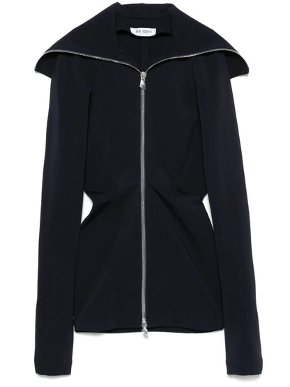 Zip-Up Mini Dress