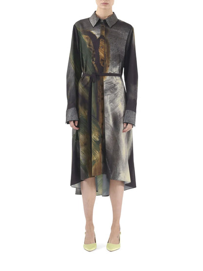 Belted Shirt Dress