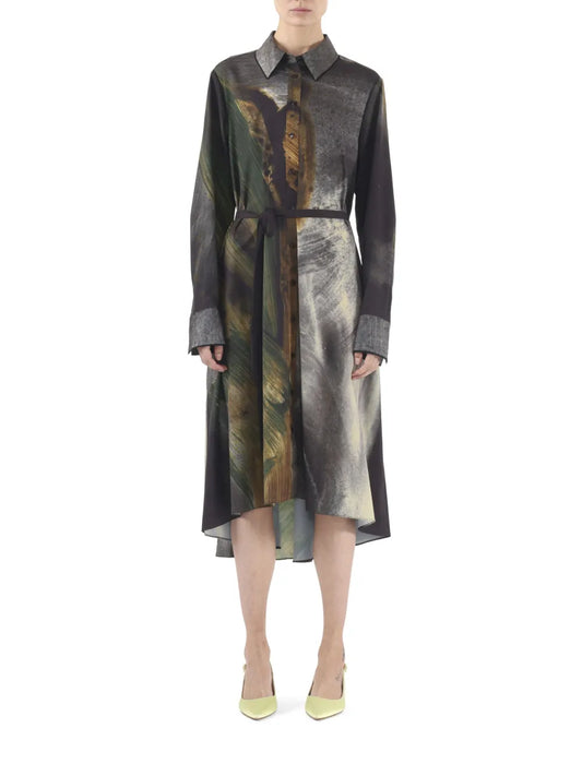 Belted Shirt Dress