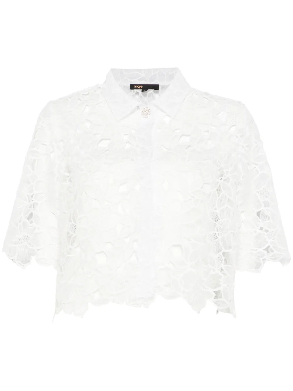 Floral-Lace Shirt