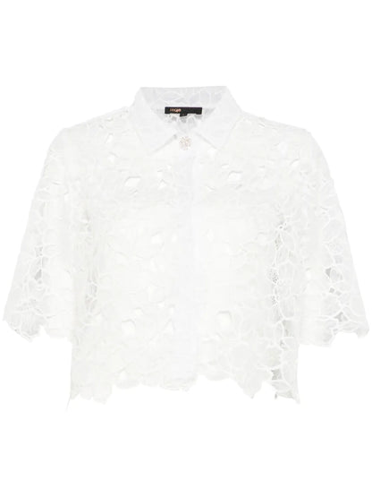 Floral-Lace Shirt