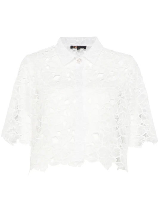 Floral-Lace Shirt