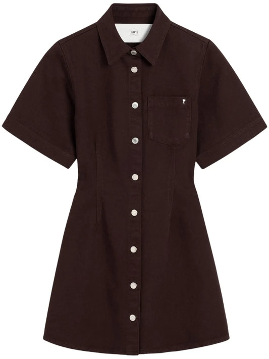 Short-Sleeve Shirt Dress
