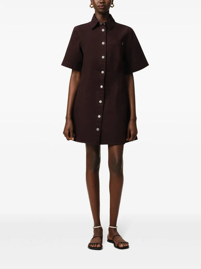 Short-Sleeve Shirt Dress