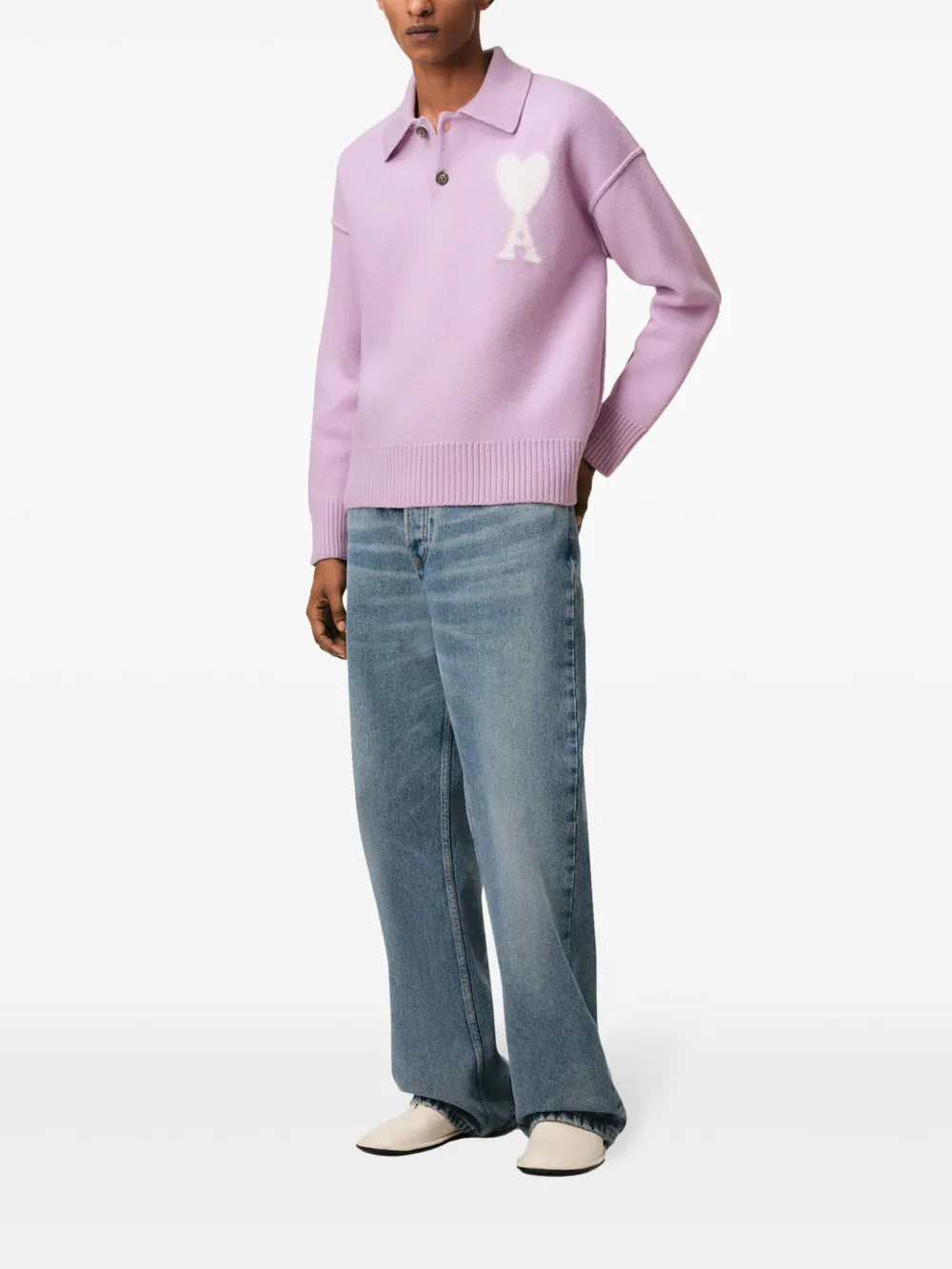 Ami De Coeur Knit Polo Shirt