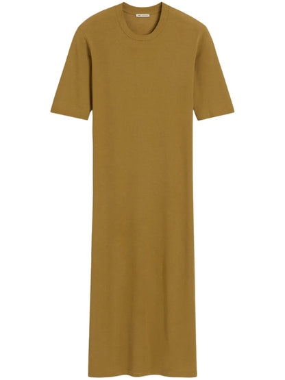 Short-Sleeve Midi Dress