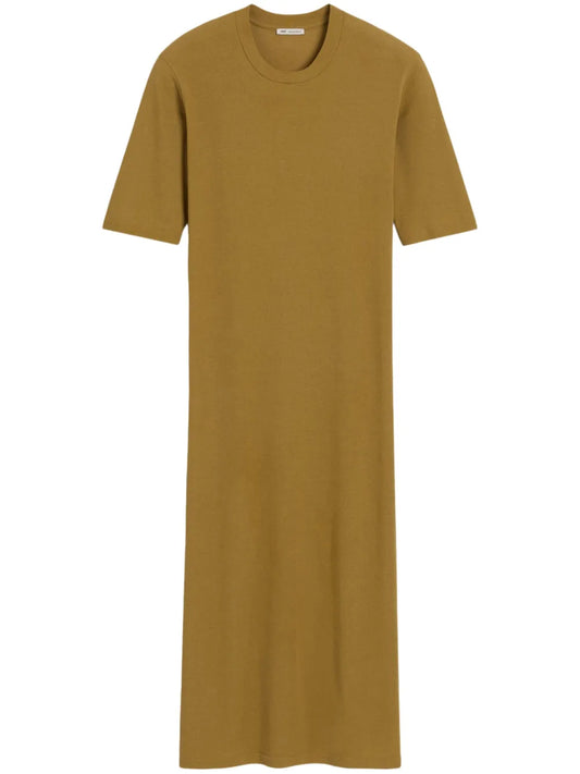 Short-Sleeve Midi Dress