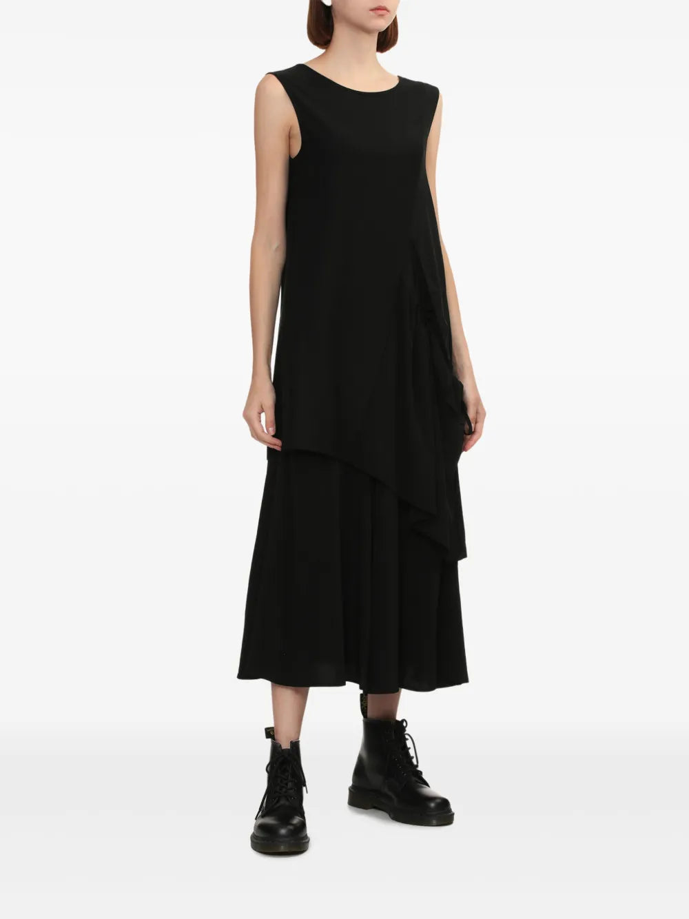 Ruffle-Detailing Top