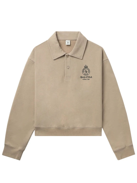 Country Club Crown-Embroidered Polo Shirt