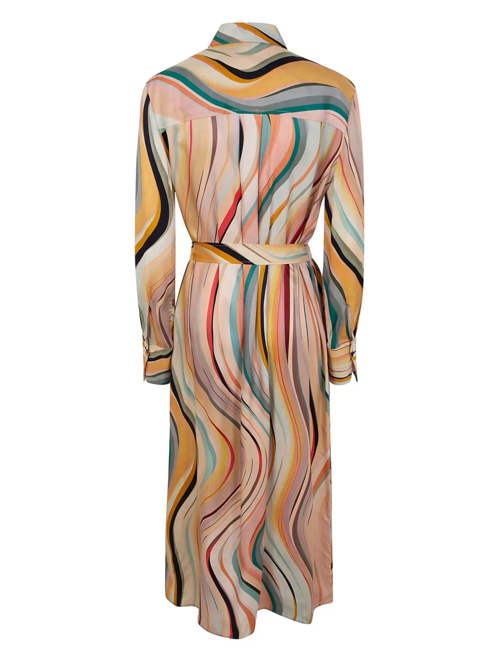 Patterned Midi Dress