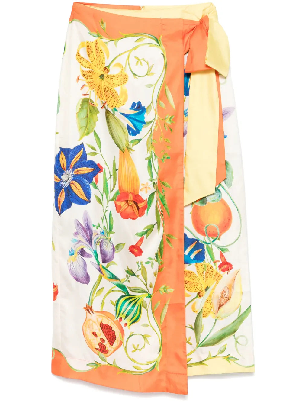 Flores Midi Skirt