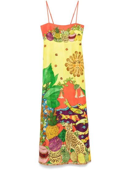 Tiger Day Maxi Dress