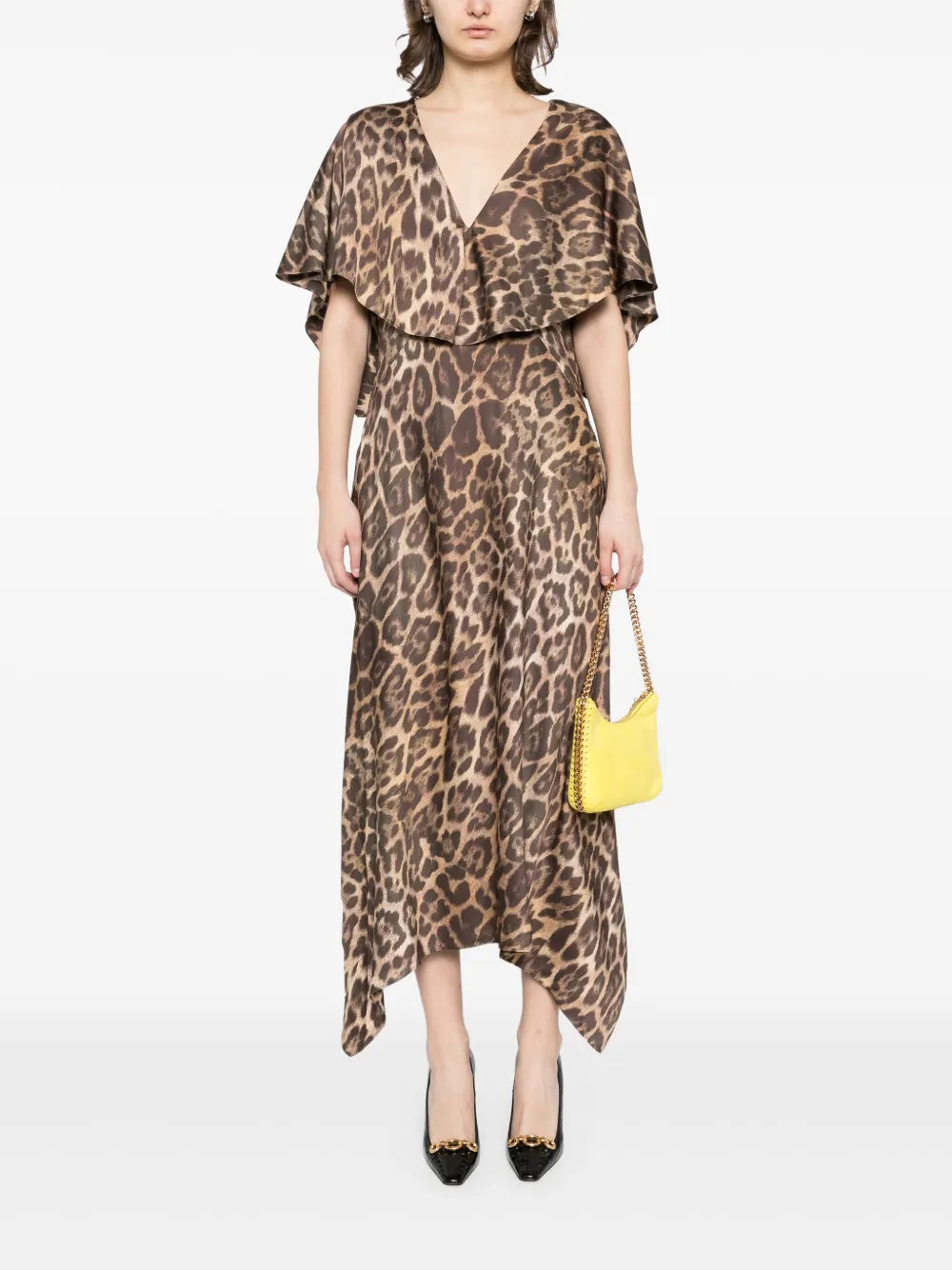 Leopard Print Midi Dress