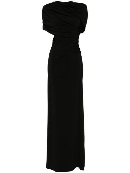 Draped Cape Gown