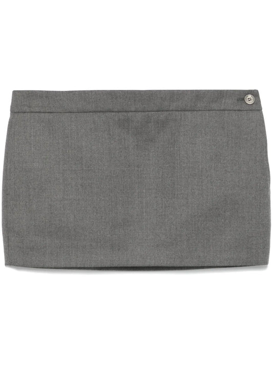 Dart-Detail Mini Skirt