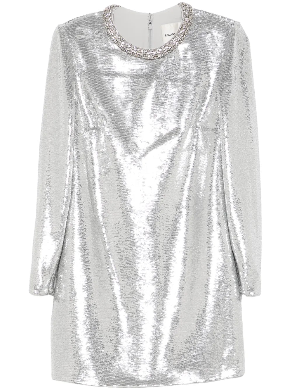 Embellished Sequin Mini Dress