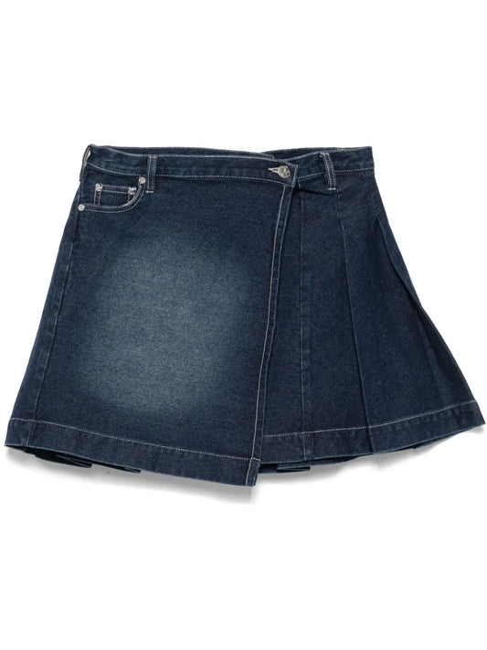 Pleated Mini Skirt