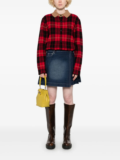 Pleated Mini Skirt