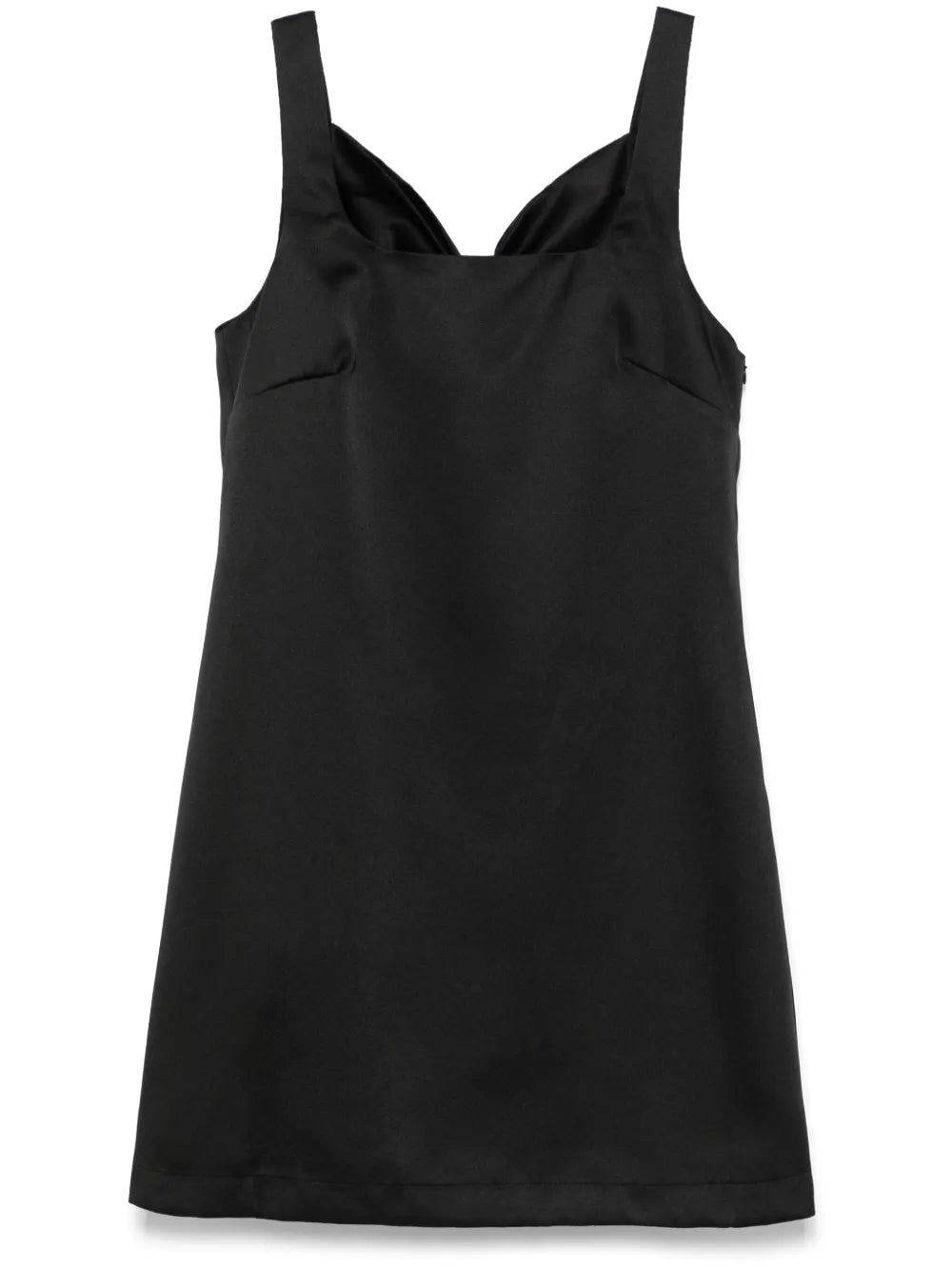 Satin Shift Mini Dress