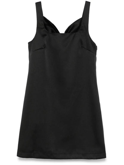 Satin Shift Mini Dress
