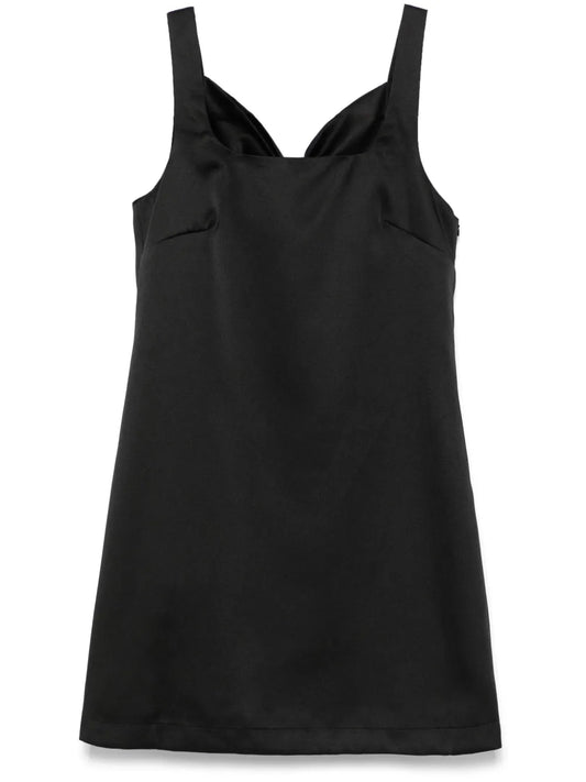 Satin Shift Mini Dress