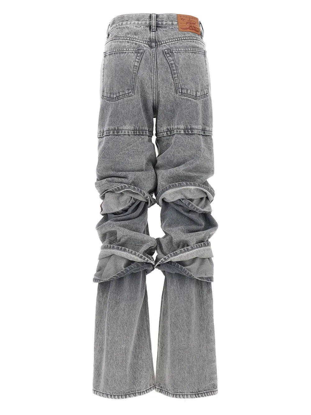 Multi Cuff Straight Jeans