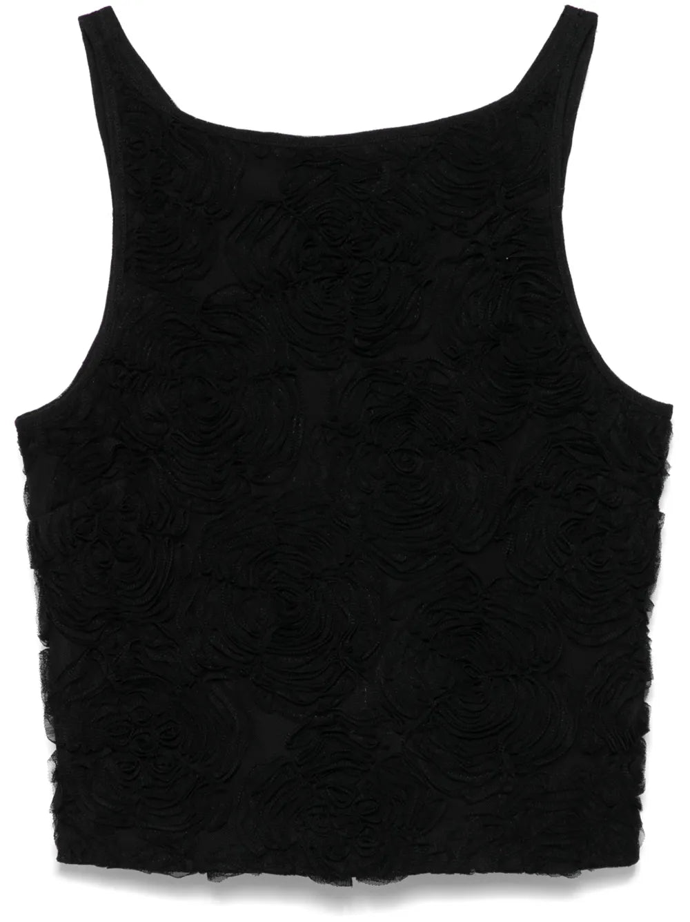 Flower Mesh Top