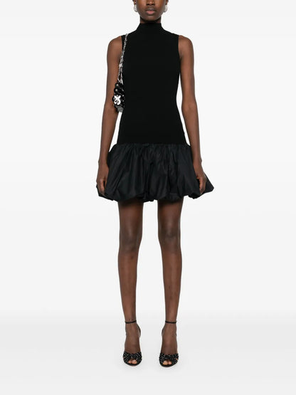 Ribbed-Knit Mini Dress