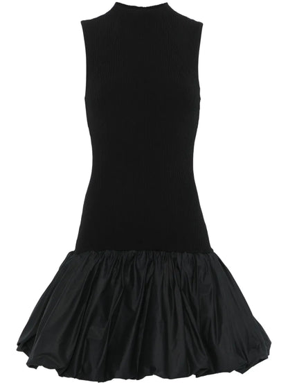 Ribbed-Knit Mini Dress
