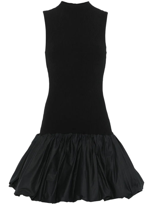 Ribbed-Knit Mini Dress
