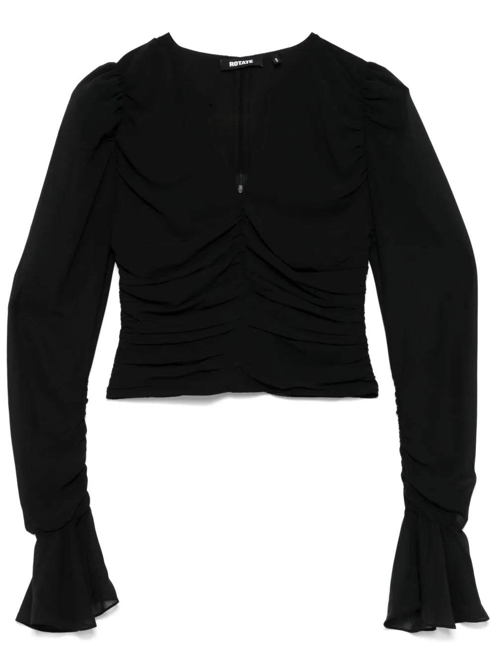 Chiffon Long-Sleeve Top