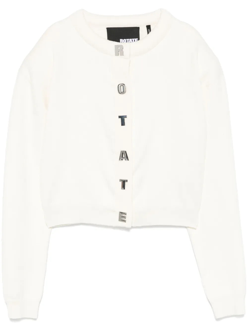 Lettering-Buttons Cardigan