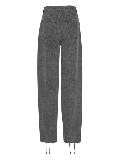 Laced-Leg Jeans