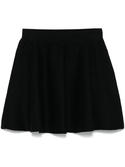 Fine-Knit Mini Skirt