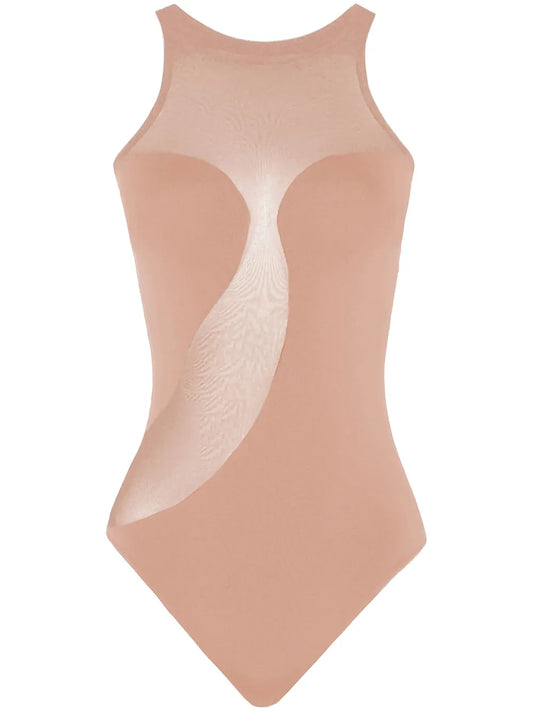 Satin Sheer Bodysuit