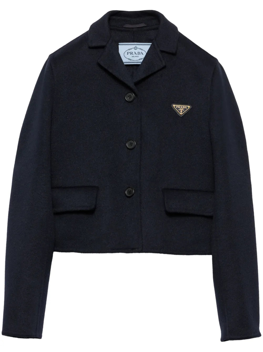 Embroidered Single-Breasted Jacket