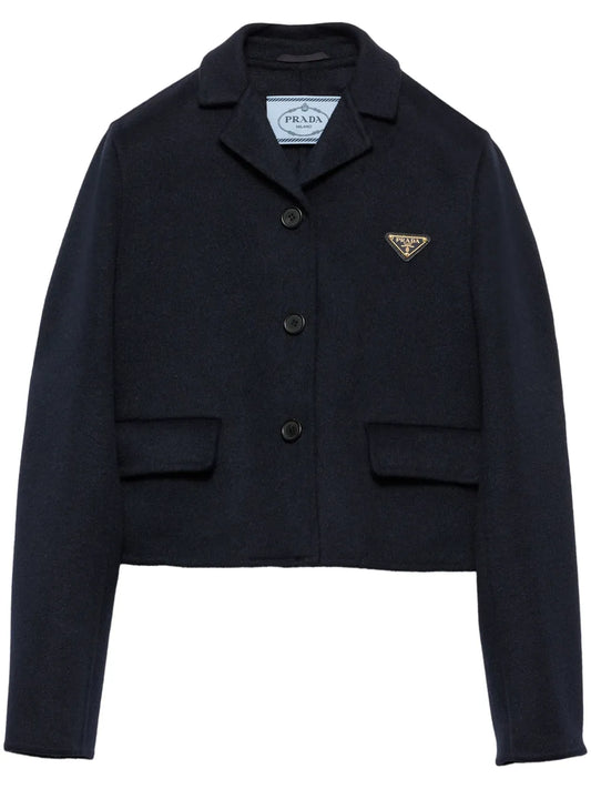 Embroidered Single-Breasted Jacket