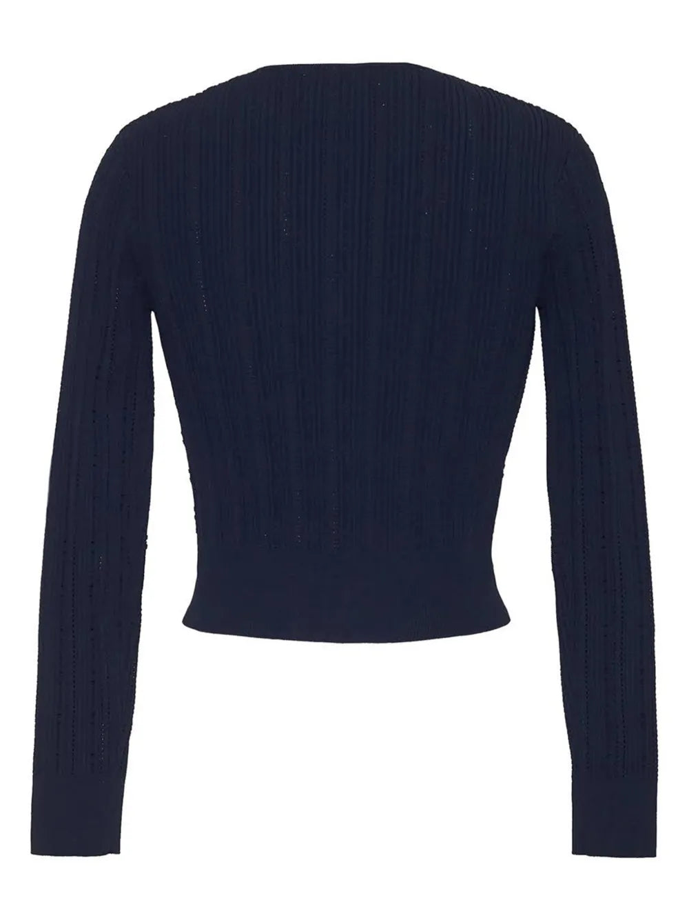 Pointelle-Knit Cardigan