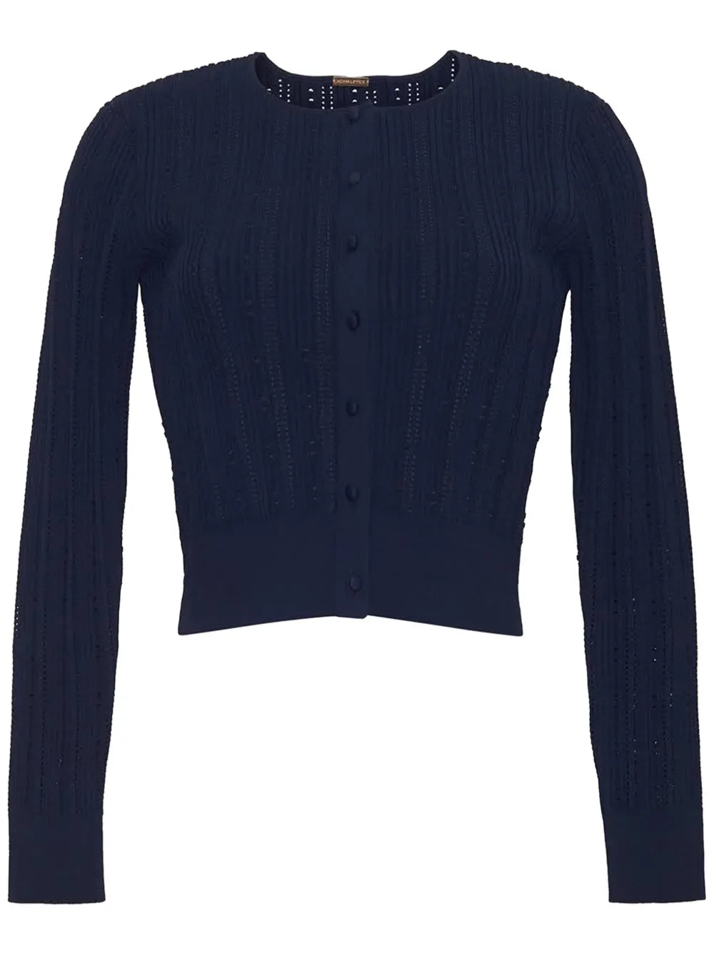 Pointelle-Knit Cardigan