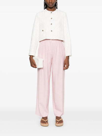Pleat-Detail Trousers