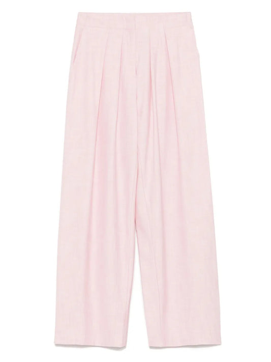 Pleat-Detail Trousers