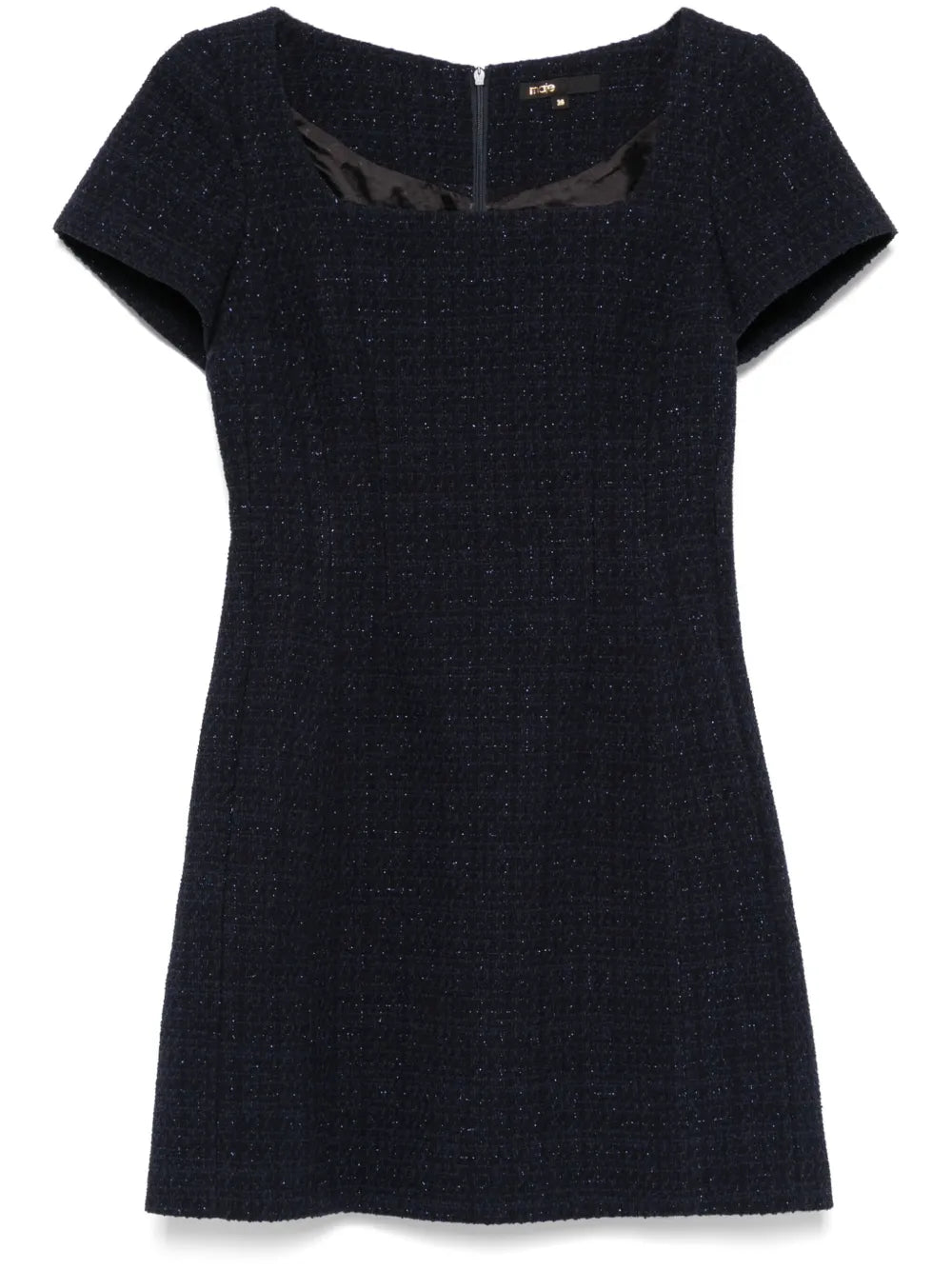 Lurex-Detail Mini Dress