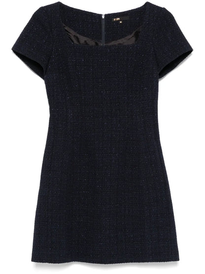 Lurex-Detail Mini Dress