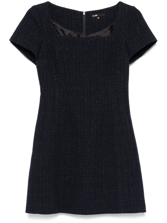 Lurex-Detail Mini Dress