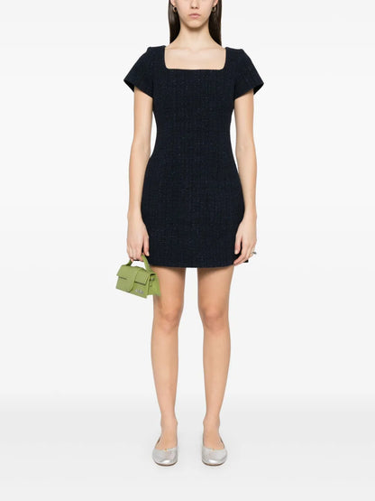 Lurex-Detail Mini Dress