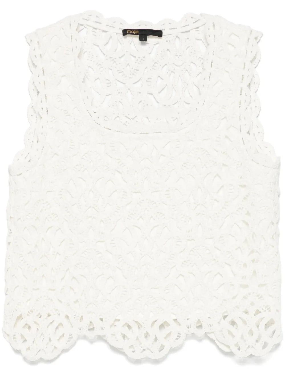 Crochet-Knit Top