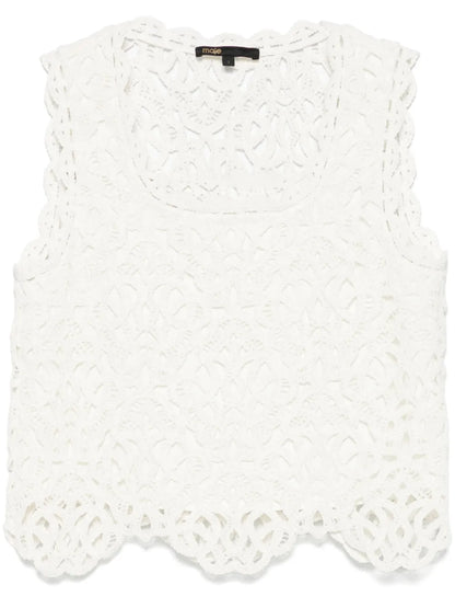 Crochet-Knit Top
