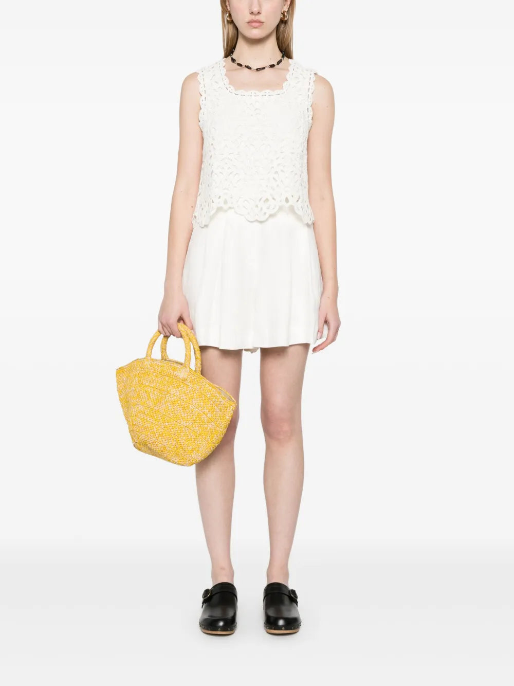 Crochet-Knit Top