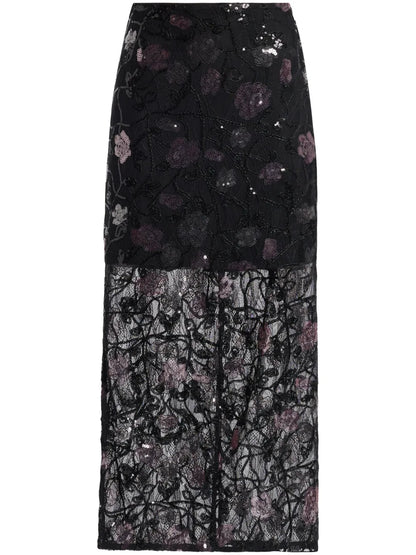 Lace Midi Skirt